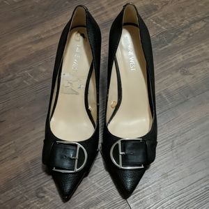 Black Nine West short heel shoes